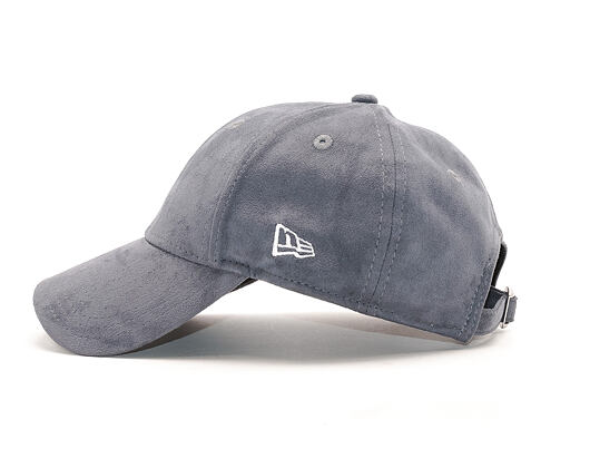 Dámská Kšiltovka New Era Suede Essential 9FORTY Grey Heather Strapback