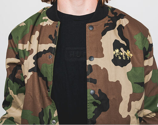 Bomber HUF Kingston Jacket Woodland