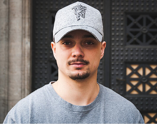 Kšiltovka New Era Jersey A Frame Manchester United Grey 9FORTY Snapback