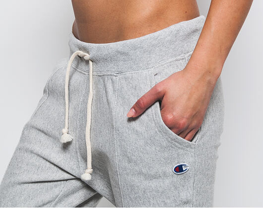 Dámské Tepláky Champion Reverse Weave Crop Grey