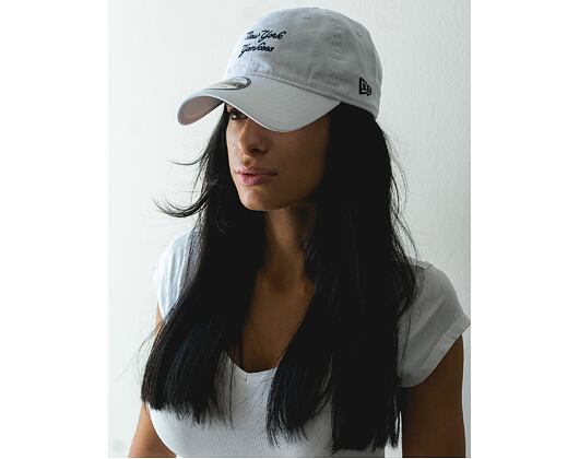 Kšiltovka New Era Sunbleach Unstructured New York Yankees 9FORTY White Strapback
