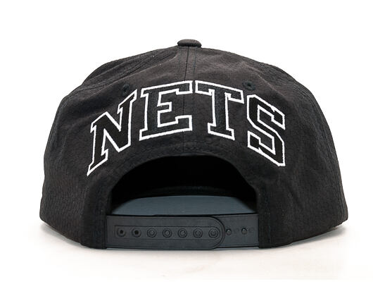 Kšiltovka Mitchell & Ness Ripstop Honeycomb Brooklyn Nets Black Snapback