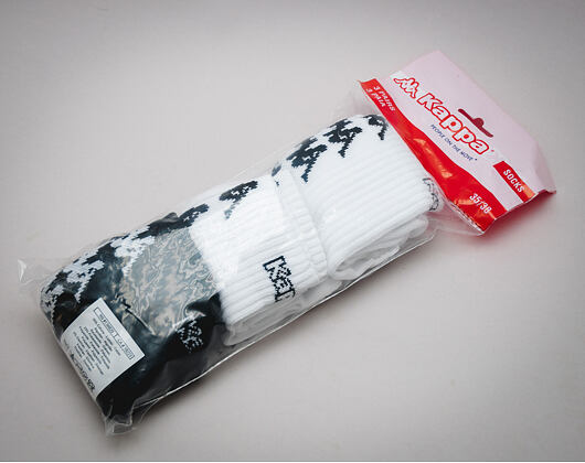 Ponožky Kappa Eleno Pack Of 3 Black/White
