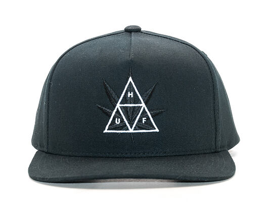 Kšiltovka HUF 420 Triple Triangle Black Snapback