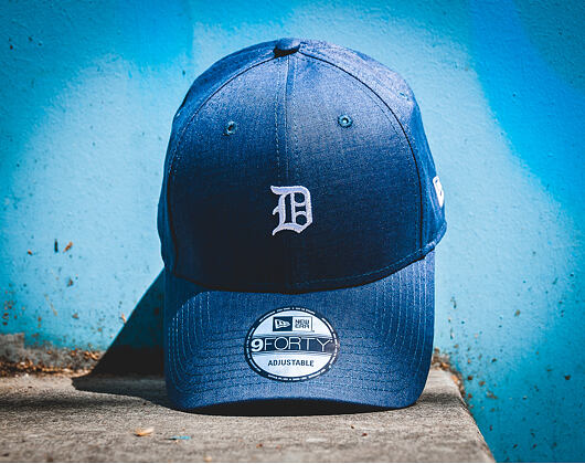 Kšiltovka New Era Linen Small Logo Detroit Tigers 9FORTY Navy Strapback