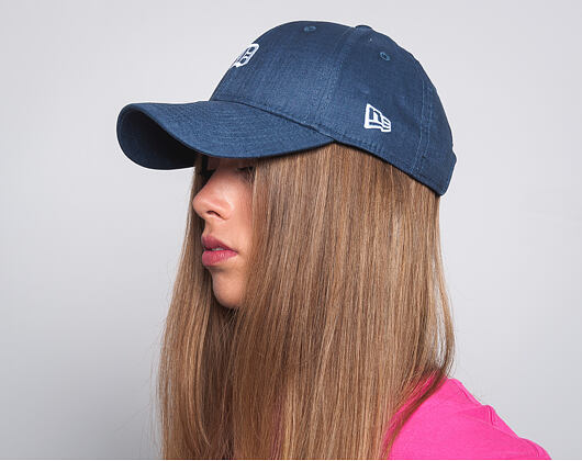Dámská Kšiltovka New Era Linen Small Logo Detroit Tigers 9FORTY Navy Strapback