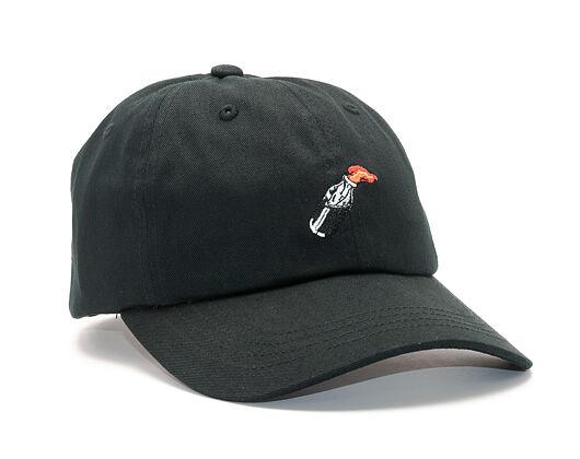 Kšiltovka HUF Apparel Cap Cocktail Hour Curved Visor 6 Panel Black Strapback