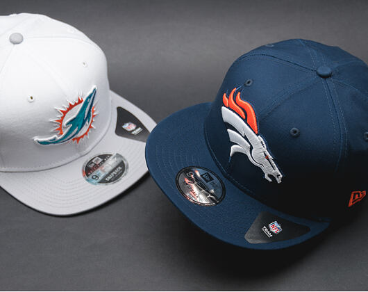 Kšiltovka New Era Contrast Crown Miami Dolphins 9FIFTY White/Gray Snapback