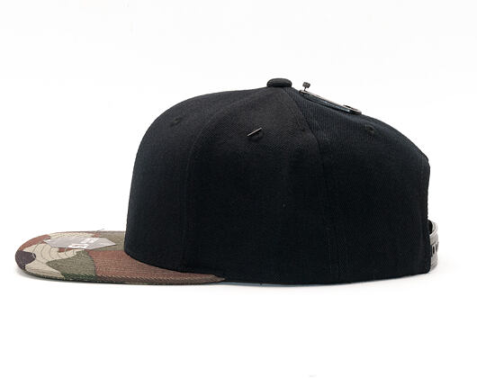 Kšiltovka State of WOW Crown 13 Black/Camo Snapback