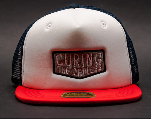 Dětská Kšiltovka State of WOW Daze Youth Baseball Trucker Cap White/Red Snapback