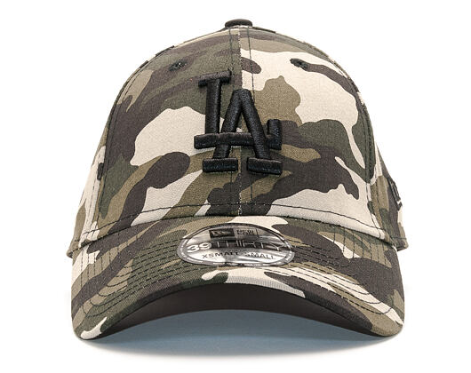 Kšiltovka New Era League Essential Los Angeles Dodgers 39THIRTY Woodland Camo/Black