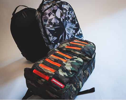 Svítící Batoh Sprayground Camo L.E.D. Bag To The Future