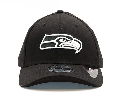 Kšiltovka New Era Monochrome Seattle Seahawks 39THIRTY Black