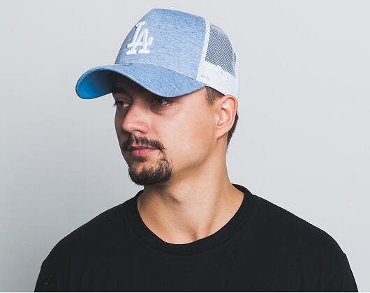 Kšiltovka New Era Essential Trucker Los Angeles Dodgers 9FORTY Blue/White Snapback