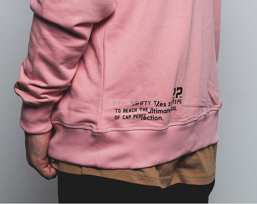 Mikina New Era Originators Crewneck Bright Rose