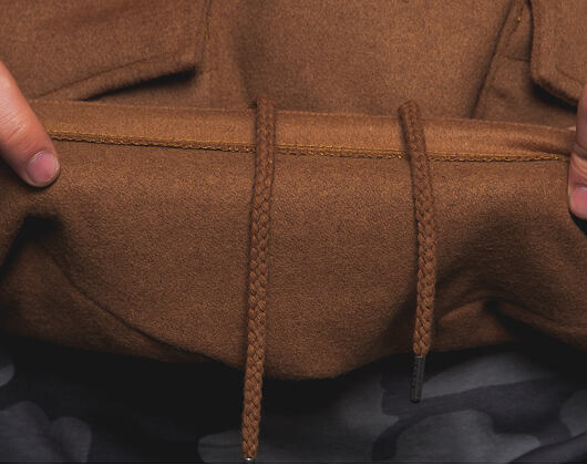 Mikina S Kapucí New Era Premium Classic Po Hoody Khaki