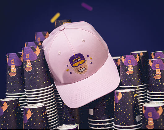 Kšiltovka Donuter Frajer Pink Snapback