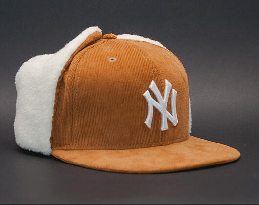 Kšiltovka S Klapkami New Era Dog Ear New York Yankees 59FIFTY Wheat