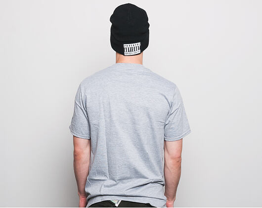 Triko Mitchell & Ness T-Shirt Distressed Logo Brooklyn Nets Grey