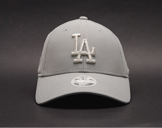 Dámská Kšiltovka New Era Sport Los Angeles Dodgers 9FORTY Gray/Silver Wing Strapback