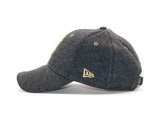 Dámská Kšiltovka New Era Essential Jersey Boston Red Sox 9FORTY Grey Heather/Gold Strapback