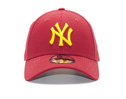 Kšiltovka New Era League Essential New York Yankees 9FORTY Carmine/Gold Strapback