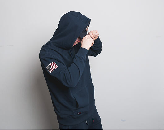 Mikina S Kapucí New Era World Hood Oversized Hoody Night Shift Navy