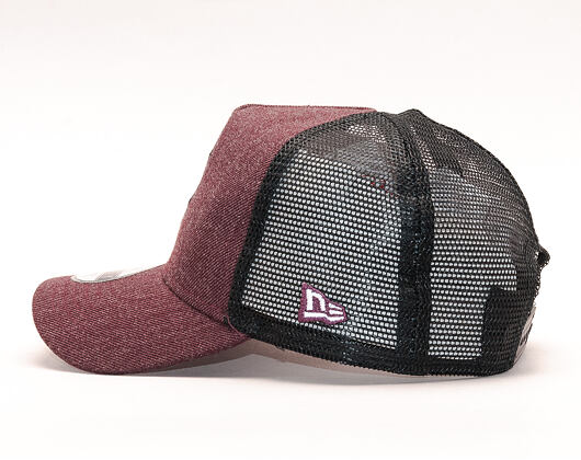 Dětská Kšiltovka New Era Seas Heather Aframe Trucker Boston Red Sox 9FORTY Toddler Heather Maroon/Wh