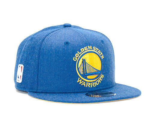 Kšiltovka New Era Team Heather Golden State Warriors 9FIFTY Heather Light Royal/Yellow Snapback