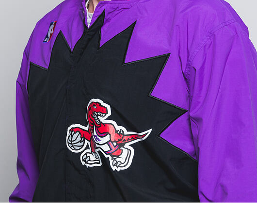 Bunda Mitchell & Ness Authentic Warm Up Toronto Raptors Black/Purple