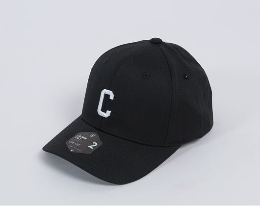 Kšiltovka State of WOW ALPHABET - Charlie Baseball Cap Crown 2 Black/White Strapback
