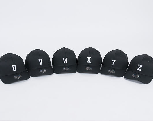 Kšiltovka State of WOW ALPHABET - Yankee Baseball Cap Crown 2 Black/White Strapback