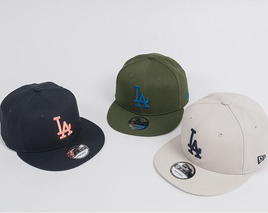 Kšiltovka New Era   League Essential Los Angeles Dodgers 9FIFTY Snapback Navy / Posh Peach