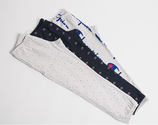 Tepláky Champion Classic Logo All Over Print Grey