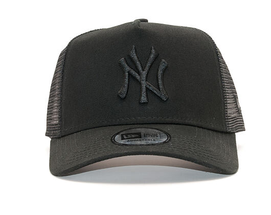 Kšiltovka New Era Clean Trucker New York Yankees Snapback Black / Black
