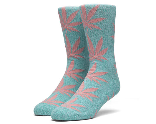 Ponožky HUF Melange Plantlife Bright Aqua
