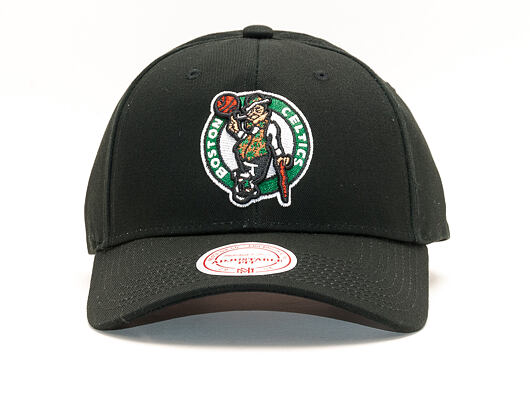 Kšiltovka Mitchell & Ness Team Logo Low Pro Boston Celtics Black Snapback