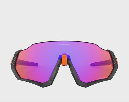 Sluneční Brýle Oakley Flight Jacket Matte Black/Neon Orange Prizm Trail OO9401-0437