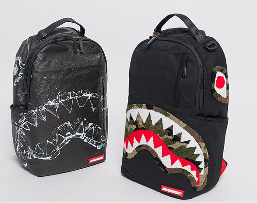 Batoh Sprayground Camo Chenille Shark