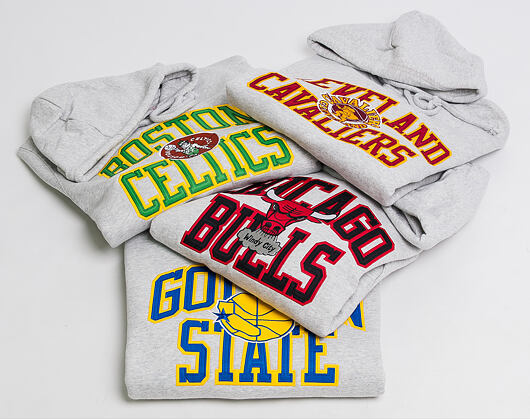 Mikina S Kapucí Mitchell & Ness Play Off Win Hoody Cleveland Cavaliers Grey