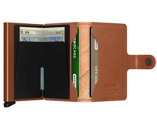 Peněženka Secrid Miniwallet Stitch Linea Caramello