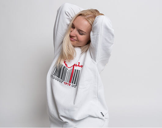Mikina Champion Crewneck Sweatshirt Maxi Unisex White