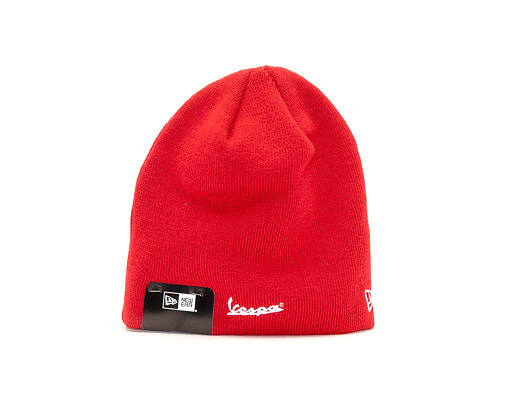 Kulich New Era FA 18 Essential Skull Knit Vespa Scarlett/White