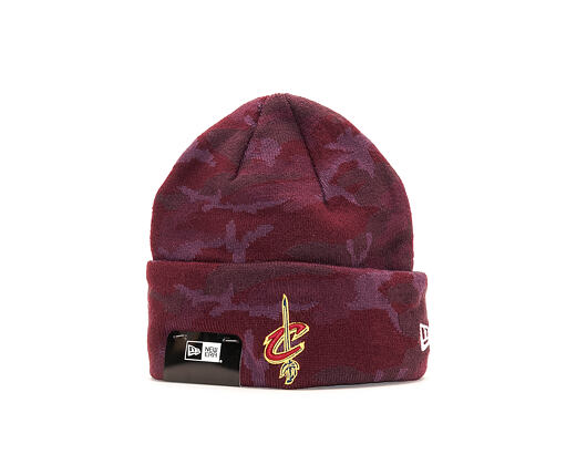 Kulich New Era Essential Camo Knit Cleveland Cavaliers Maroon/Camo