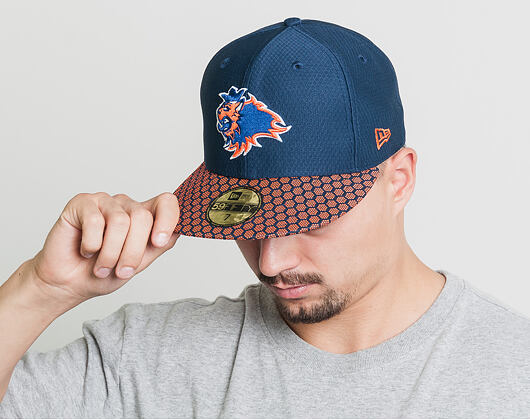 Kšiltovka Prague Lions 59FIFTY Honeycomb Navy