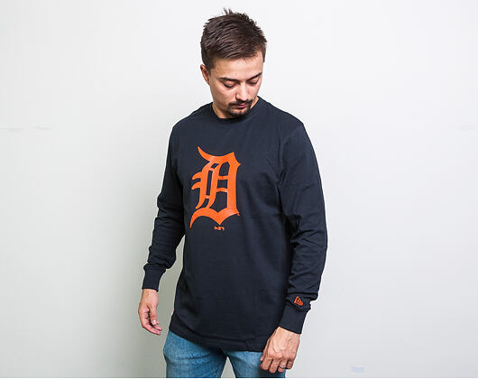 Triko New Era Detroit Tigers MLB Team Apparel Long Sleeve Navy