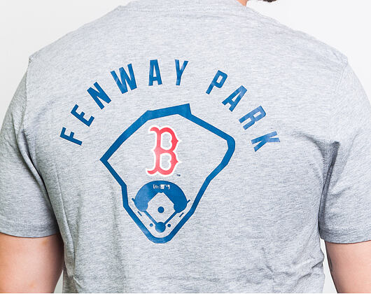 Triko New Era Boston Red Sox MLB Stadium Light Grey Heather