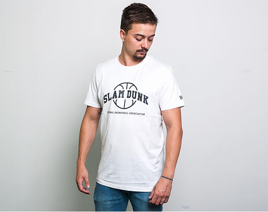 Triko New Era Generic Logo NBA League Slogan White