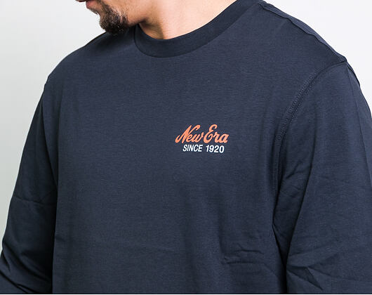 Triko New Era Branded Long Sleeve Navy