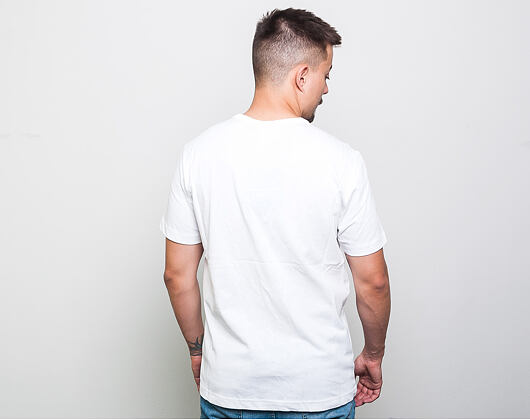 Triko Champion Crewneck T-Shirt Classic Logo Small Text White